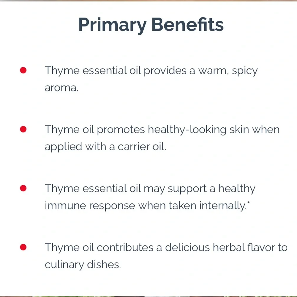 DoTerra - Thyme Essential Oil, 15ml - Picture 7 of 13